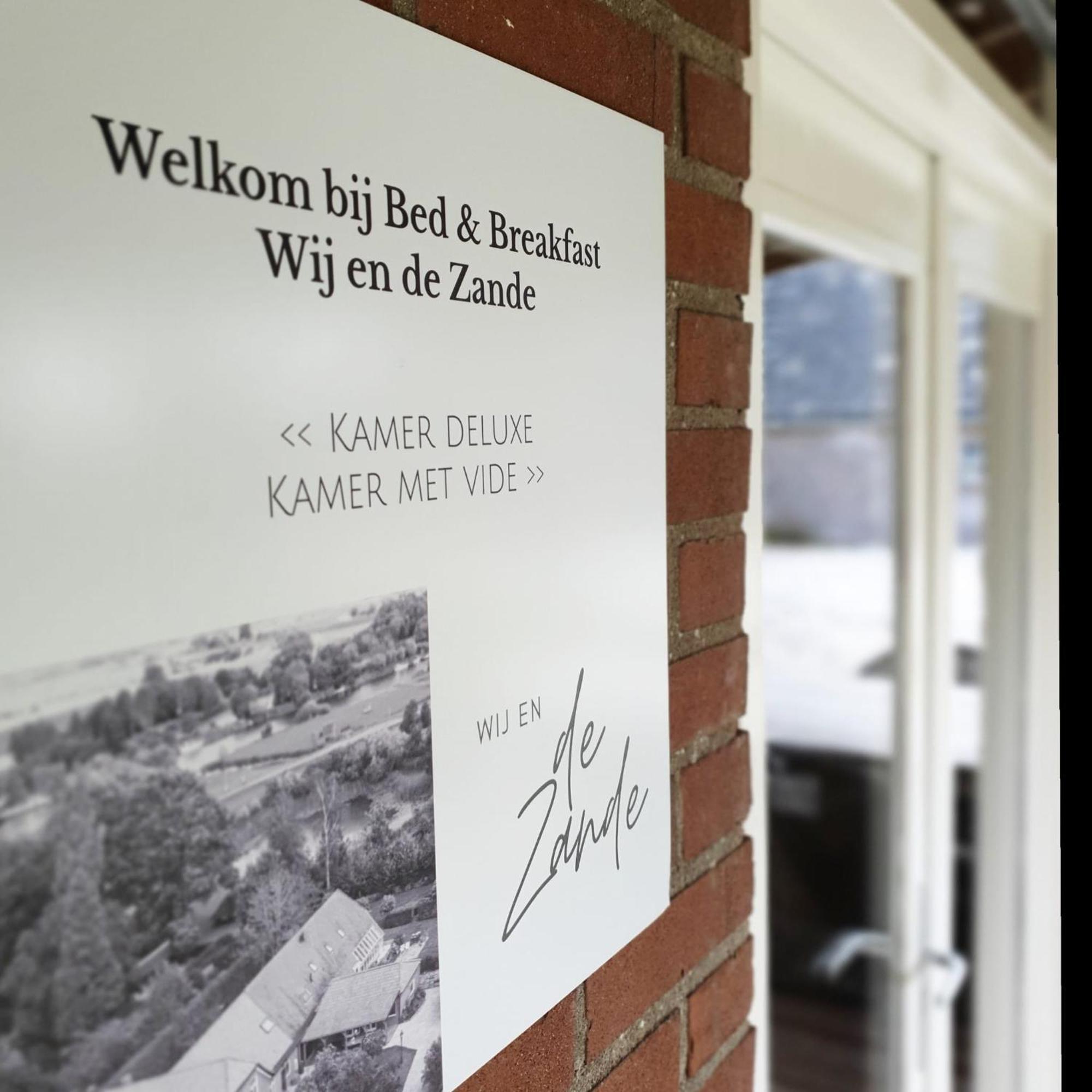 Bed And Breakfast 'Wij En De Zande' - Kamer Met Vide Kamperveen Eksteriør billede
